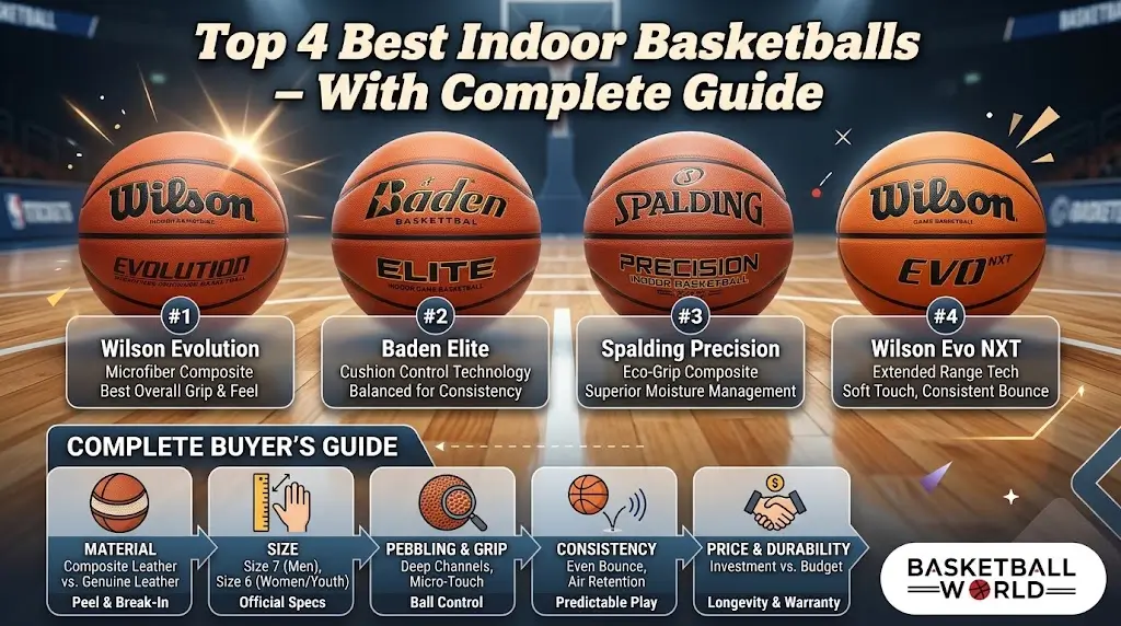 Top 4 Best Indoor Basketballs – With Complete Guide - Best Basket Ball World