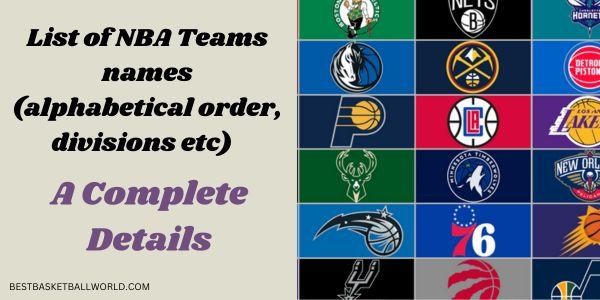 List of NBA Teams name